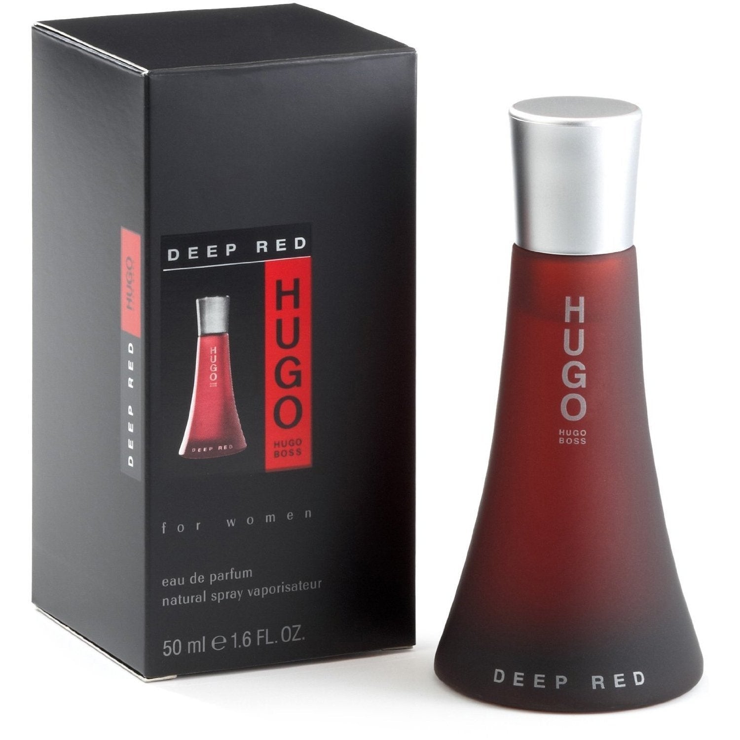 of for - : 1.6 oz Spray Parfum Hugo de – Deep Eau Beauty Women (50mL) ShanShar Hugo by Boss The Fragrance Red world FRAG