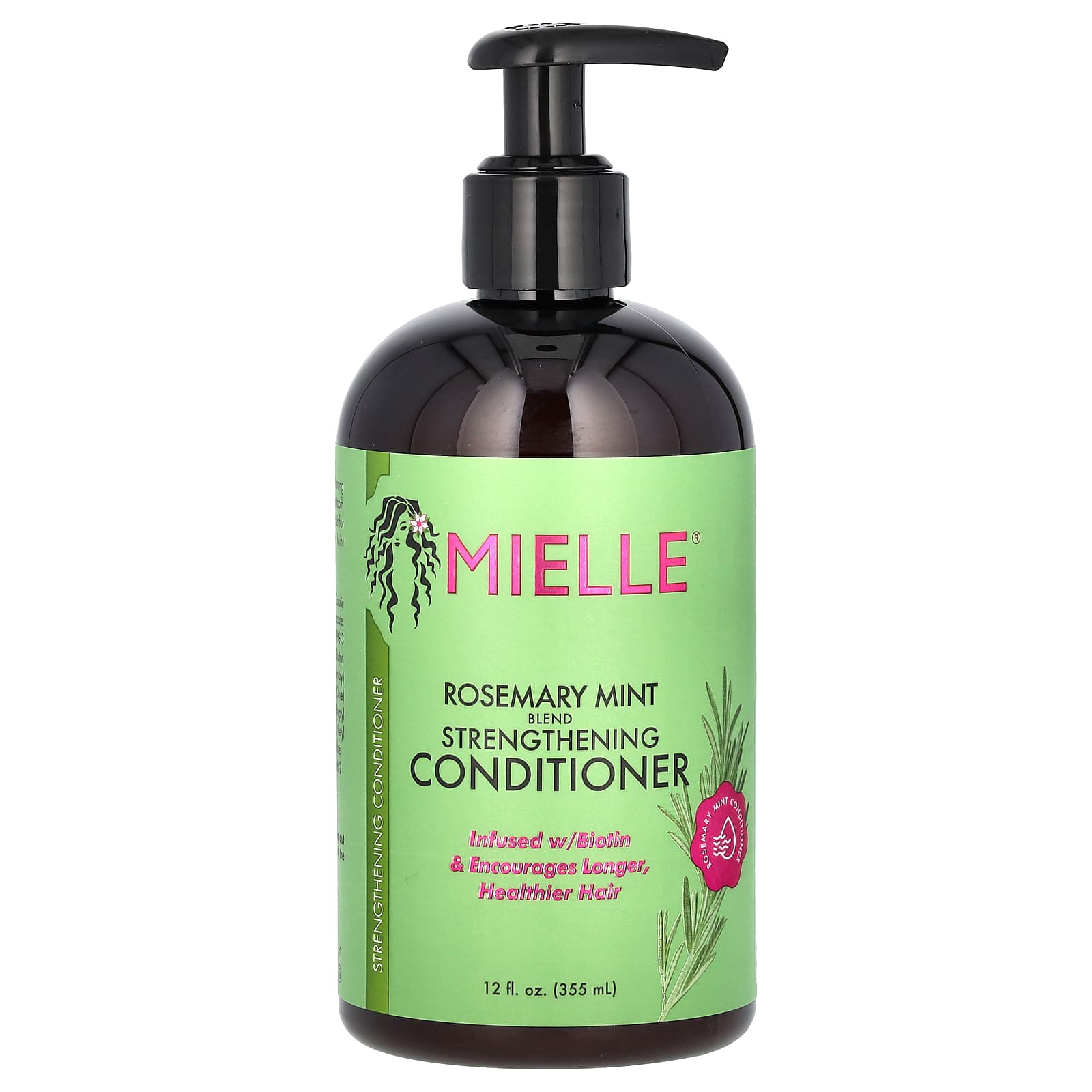 Mielle, Strengthening Conditioner, Rosemary Mint Blend, 12 fl oz