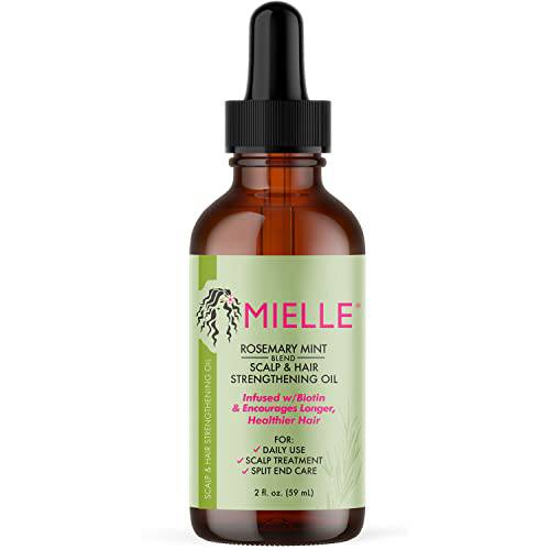 Mielle, Scalp & Hair Strengthening Oil, Rosemary Mint, 2 fl oz (59 ml)