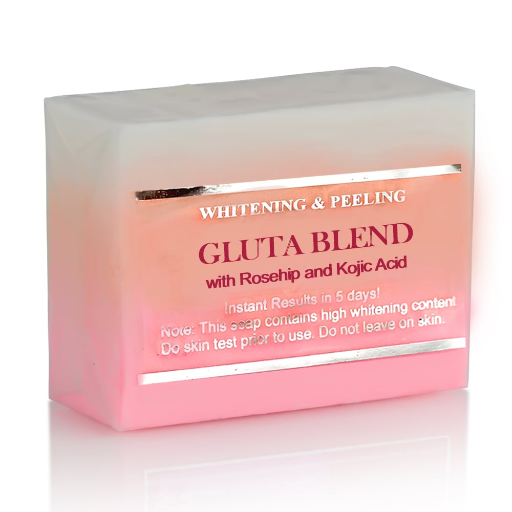 Savon blanchissant/exfoliant Gluta Blend avec glutathion, arbutine et acide kojique