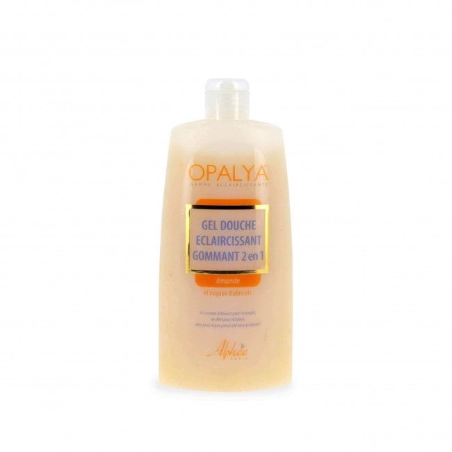 Opalya Gel douche exfoliant éclaircissant 2 EN 1 Au noyau d'abricot