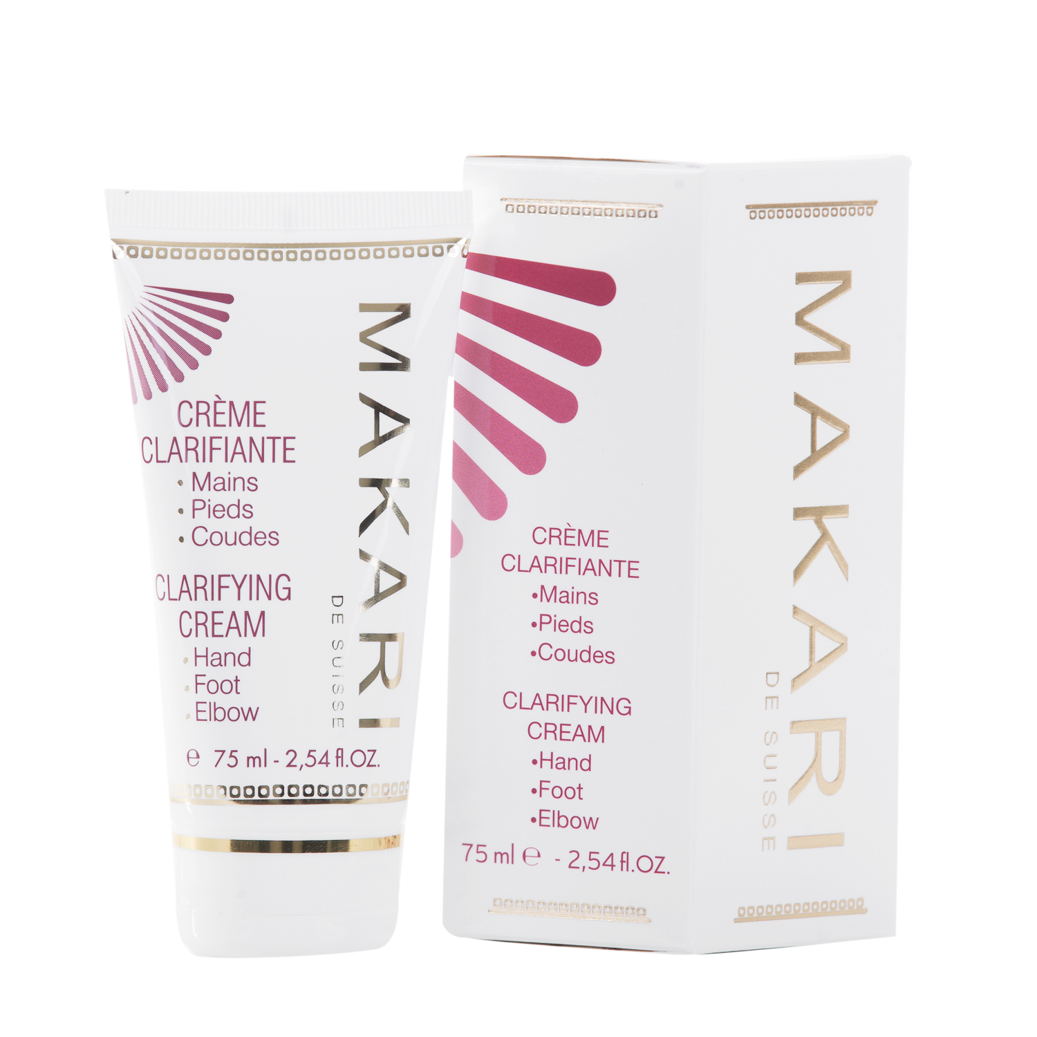 MAKARI - CLARIFYING CREAM Lightens knuckles, elbows, knees, and feet  For all skin types  2.54 oz - ShanShar