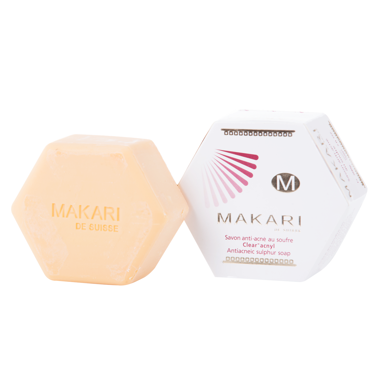 MAKARI - SULFUR ACNYL SOAP - Detoxifies. Controls oil. Reduces acne.  For oily and acne-prone skin types - ShanShar