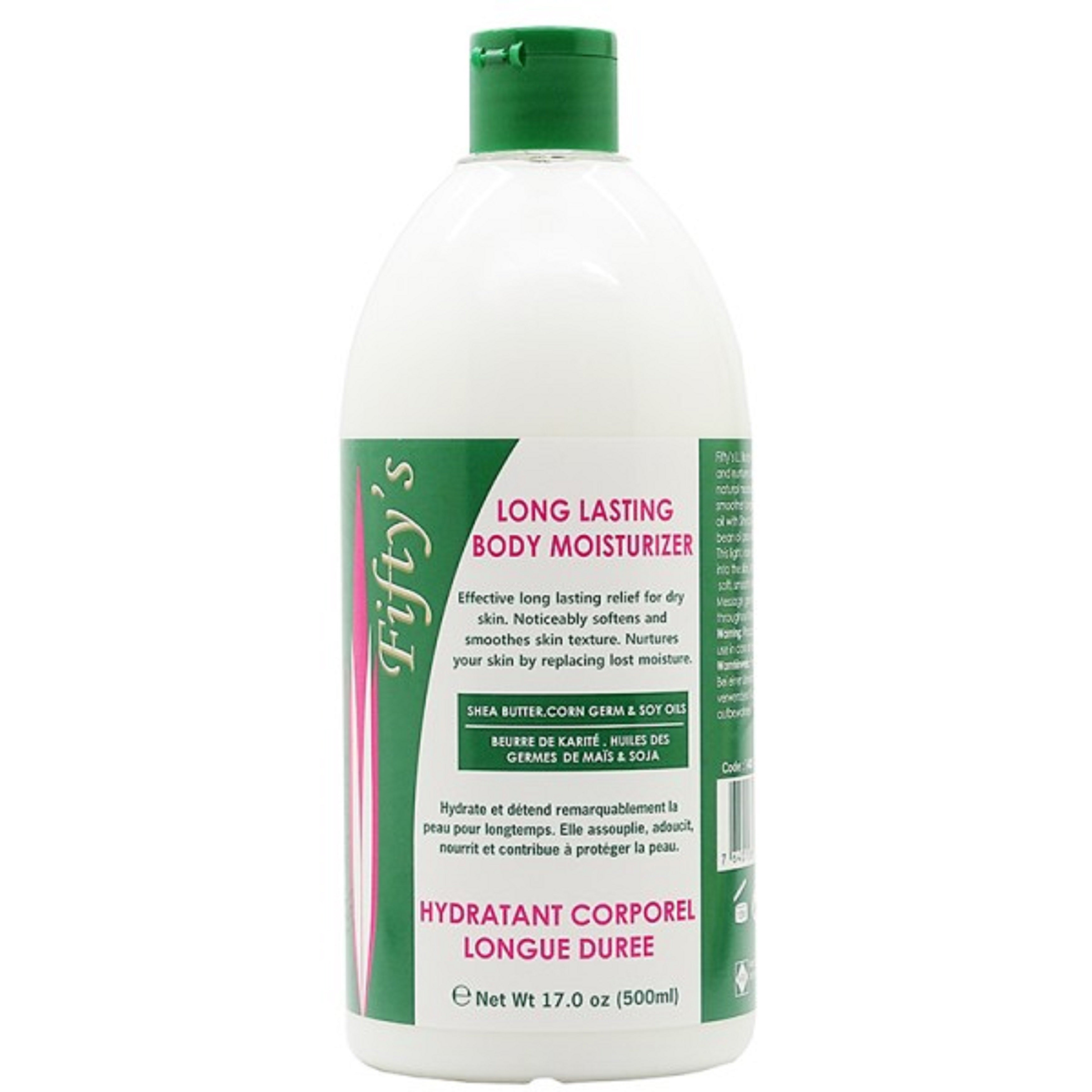 FIFTY'S BEAUTY - LONG LASTING (LL) BODY MOISTURIZER 500 ml (17.0 fl.oz)