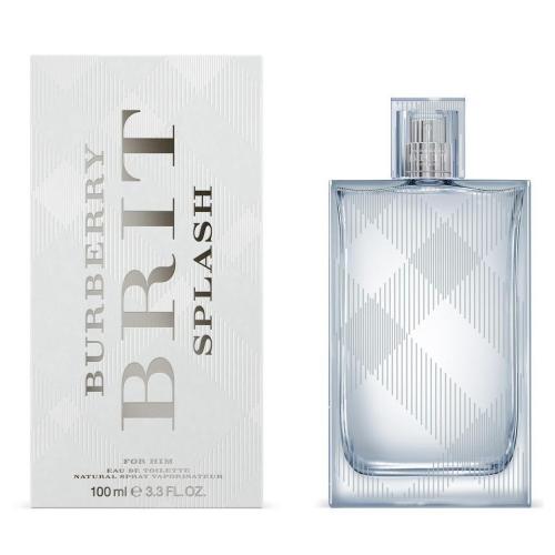 Burberry Brit Splash Men's Eau de Toilette Spray 3.3 oz (100mL)