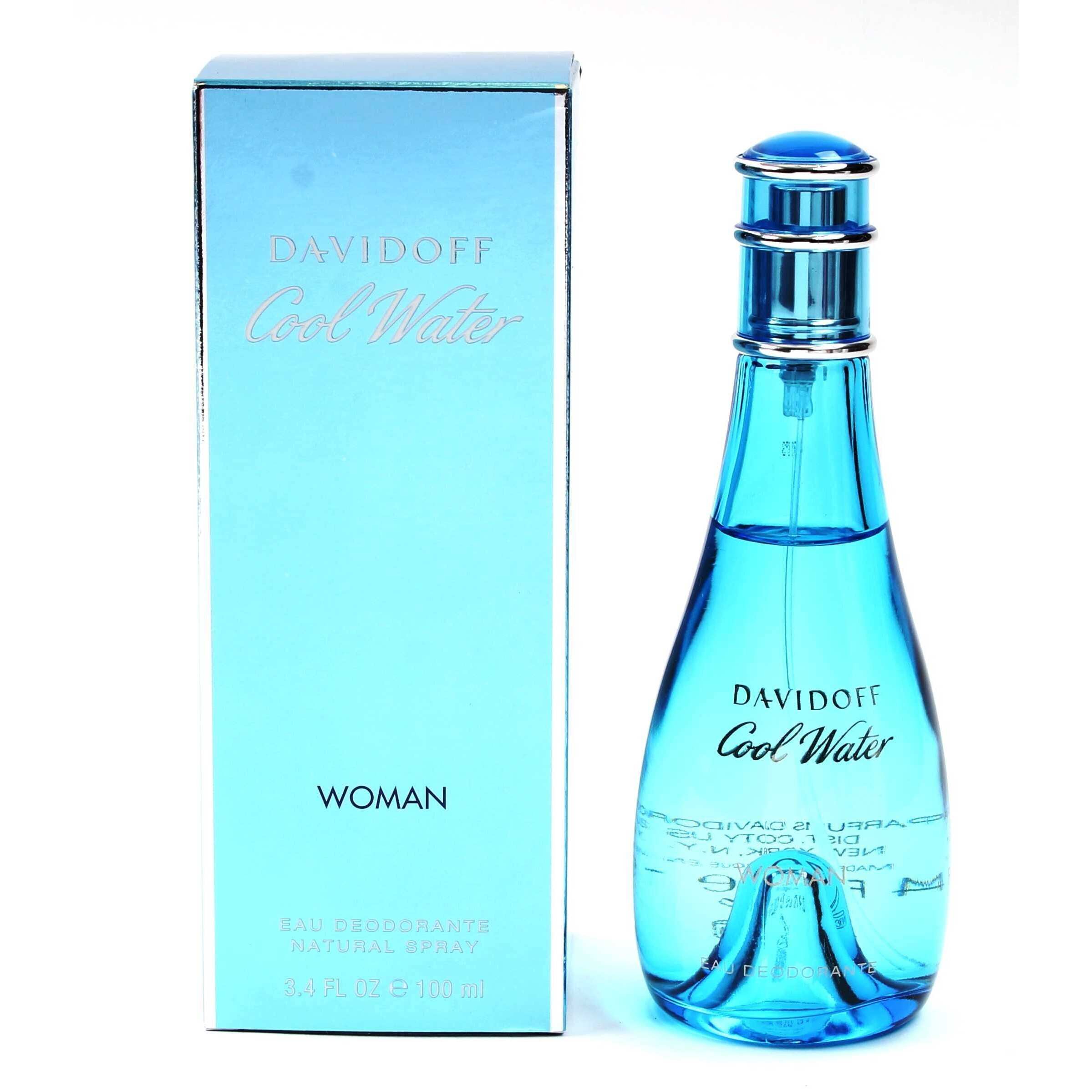 FRAG - Davidoff Cool Water Eau Déodorant Spray pour Femme 3,4 oz (100 ml)