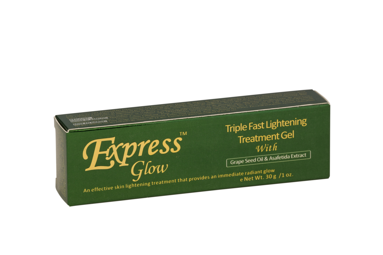 LABELLE GLOW - Express Glow Triple Fast Lightening Treatment Gel With Grapeseed Oil & Asafetida Extract - ShanShar