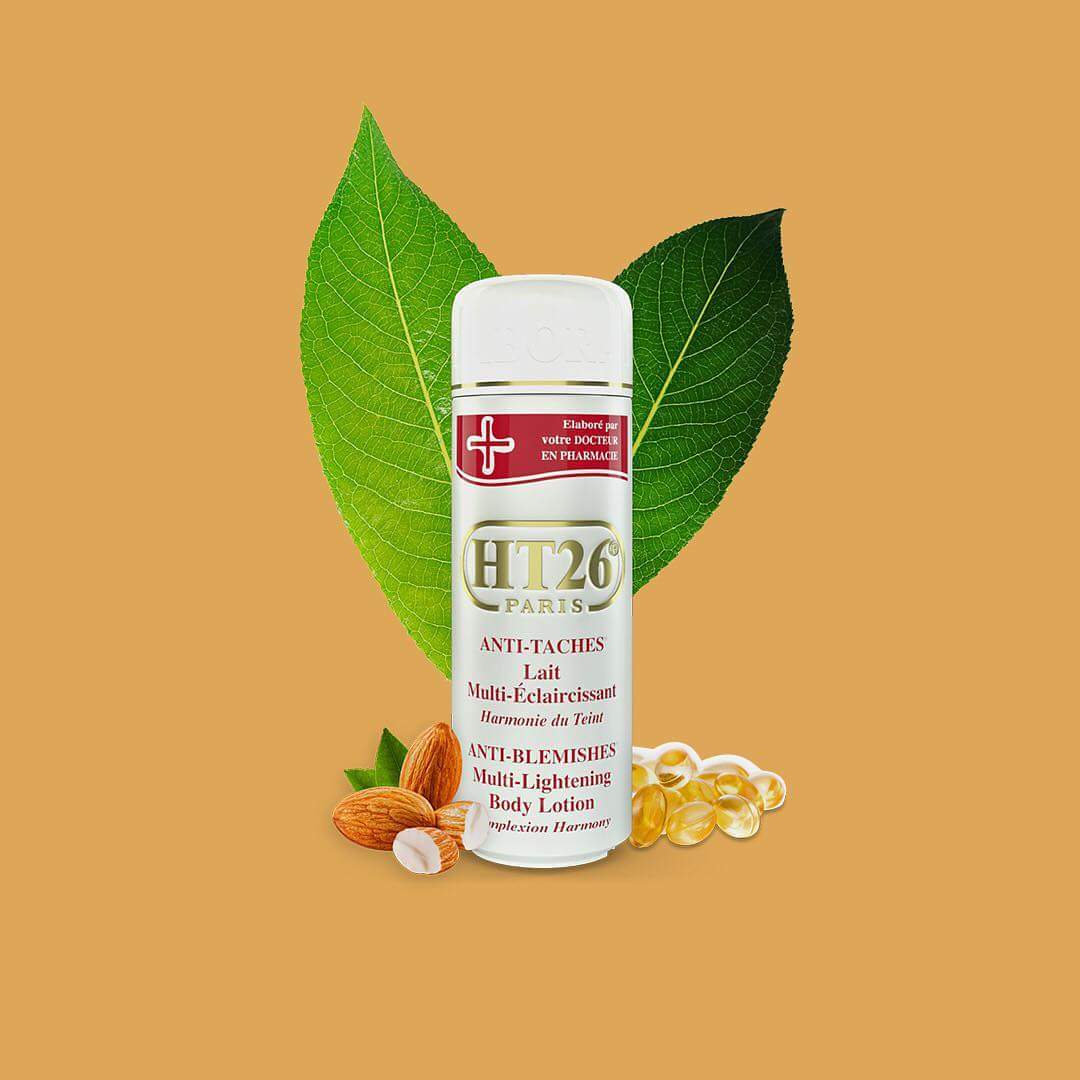 HT26 PARIS - Multi Lightening  Body Lotion  Skin Whitening & Remove Dark Spots   Eclaircissant & Efface Les Taches 17.6oz - ShanShar