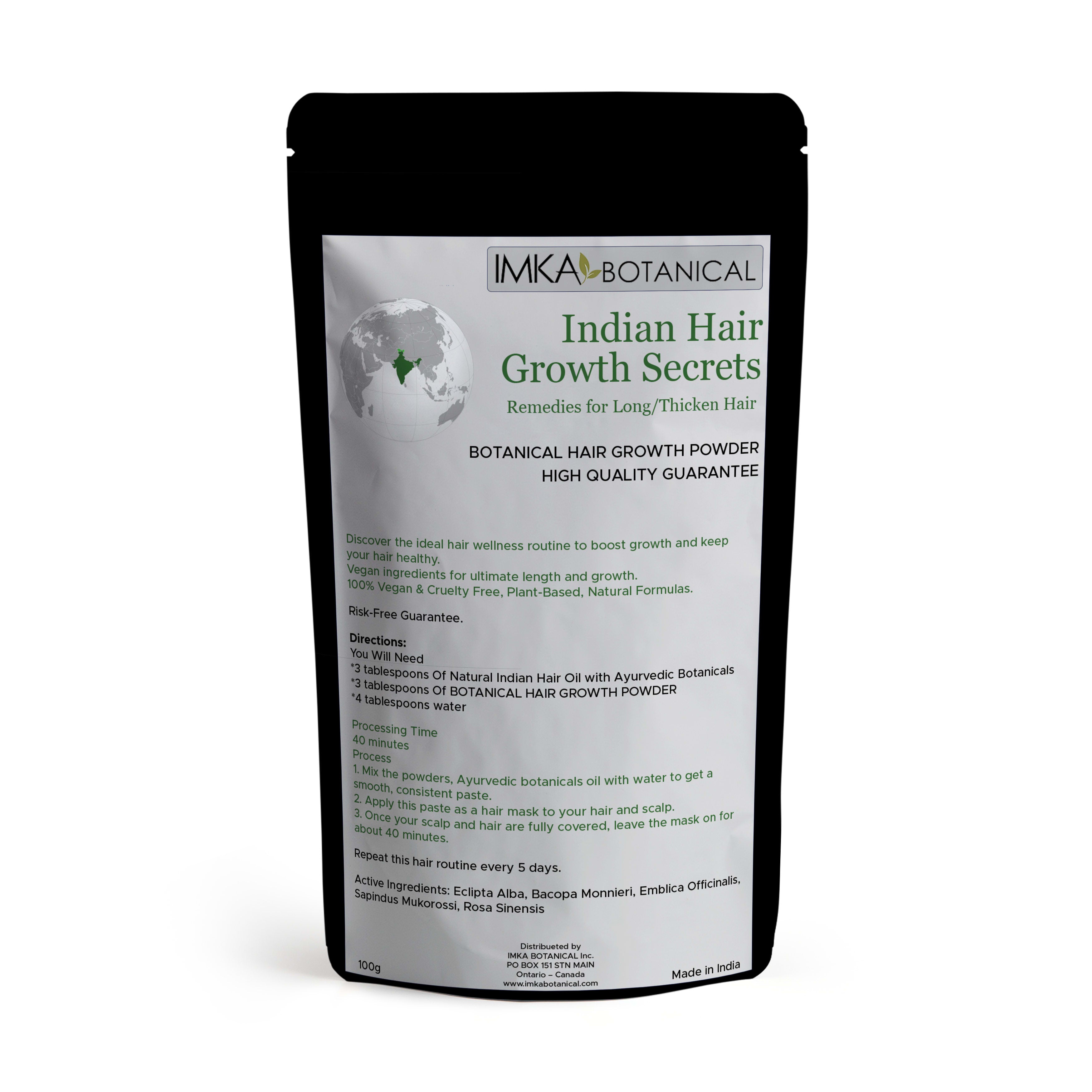 Indian Hair growth secret , Herbal powders for Hair