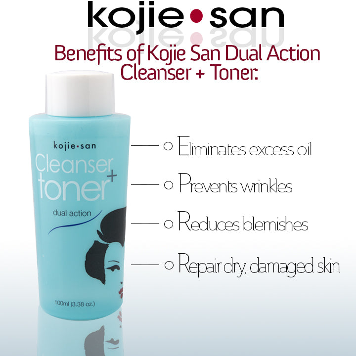 KOJIE SAN DUAL ACTION CLEANSER + TONER - SUPER SAVINGS - ShanShar