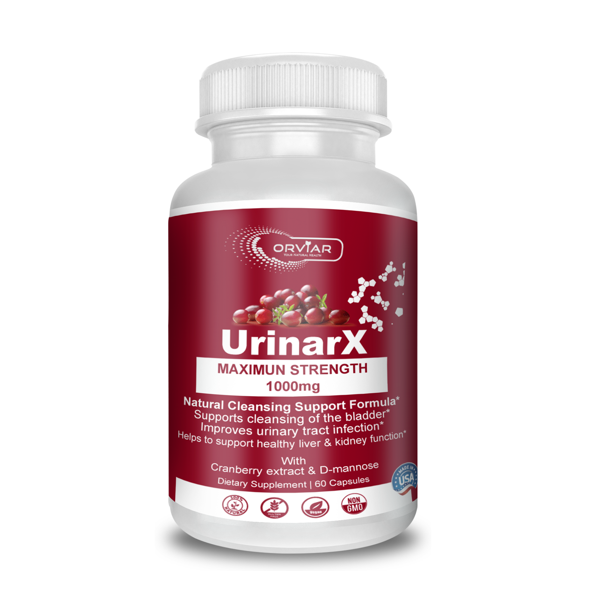 UrinarX Force maximale 1000 mg