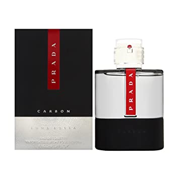 Prada Luna Rossa Carbon Men's Eau de Toilette Spray 3.4 oz (100mL)