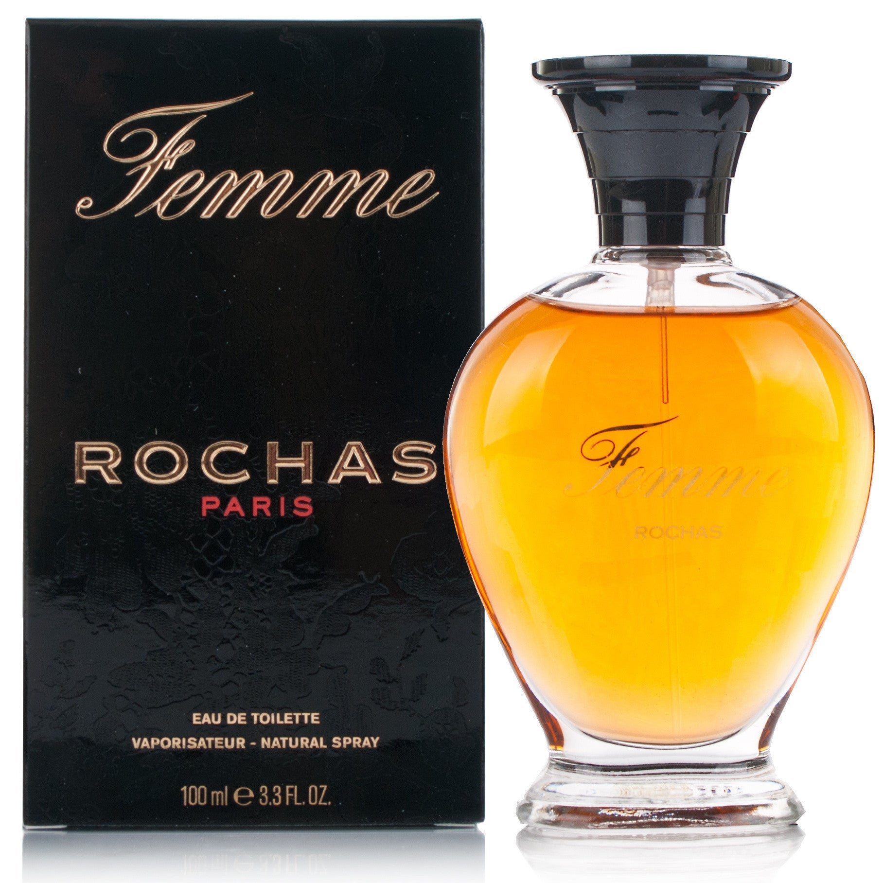 Femme Rochas Women's Eau de Toilette Spray 3.4 oz (100mL)