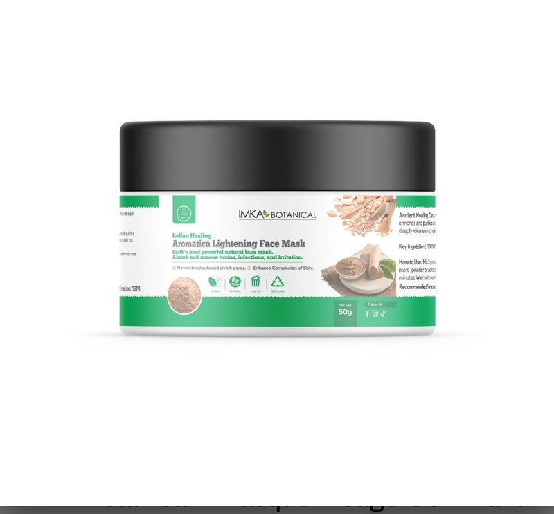 Indian Healing Lightening Face Mask with Sandalwood bentonite