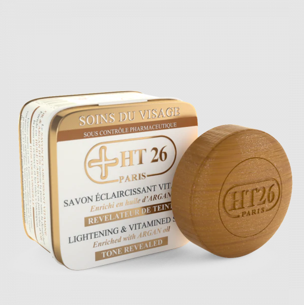 HT26 PARIS Savon Eclaircissant Or et Argan - Pain de