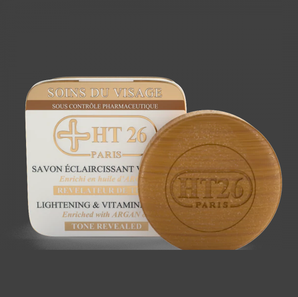 HT26 PARIS Savon Eclaircissant Or et Argan - Pain de