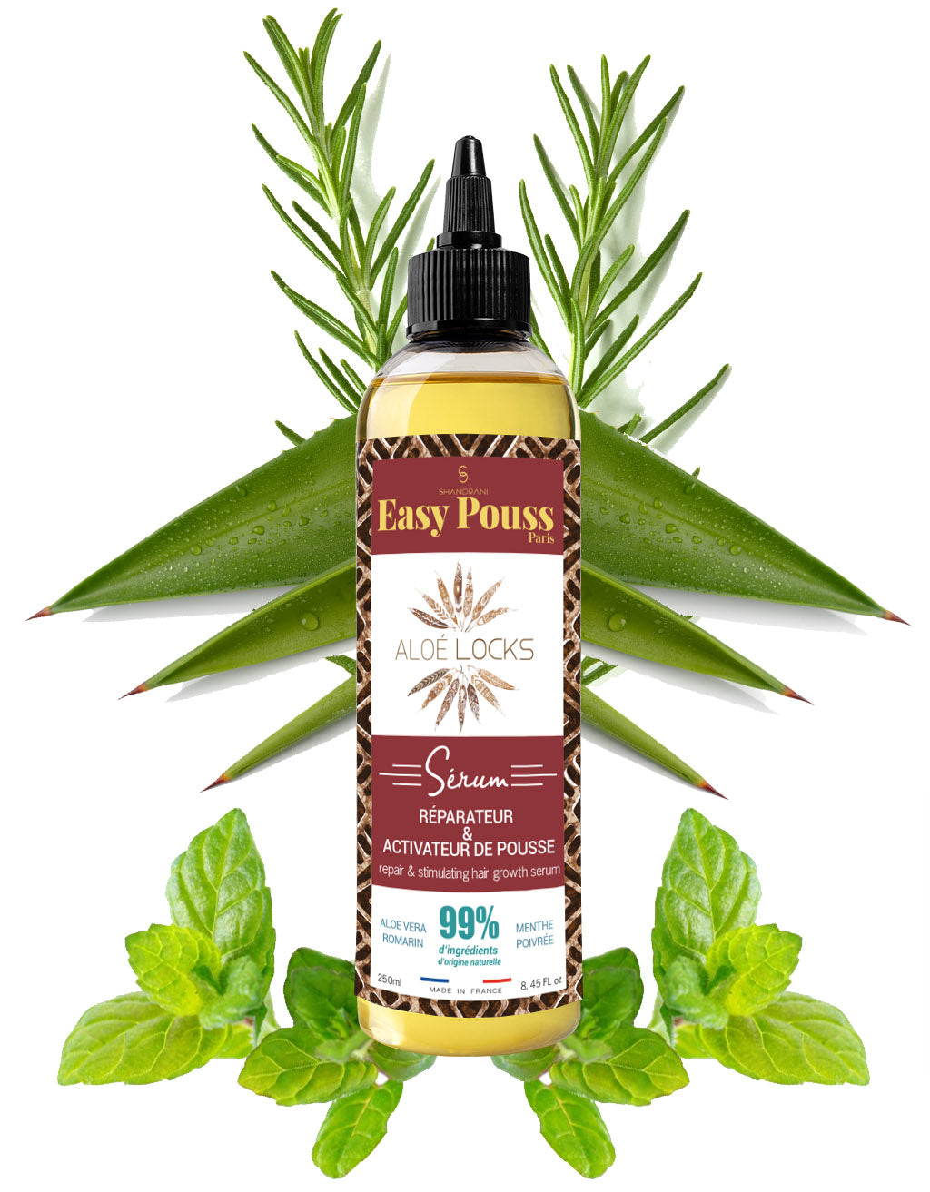 EASY POUSS Aloe Dreadlocks -  Fast Hair  Regrowth Serum - 250ml