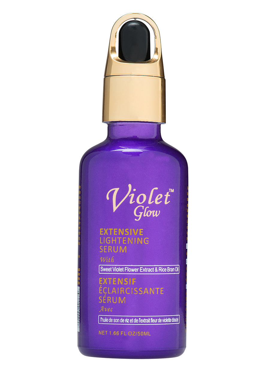 LABELLE GLOW - VIOLET GLOW EXTENSIVE LIGHTENING SERUM With Sweet Violet Flower Extract & Rice Bran Oil - ShanShar