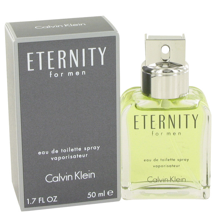 Eternity by Calvin Klein Fragrance for Men Eau de Toilette Spray 1.7 oz (50mL)