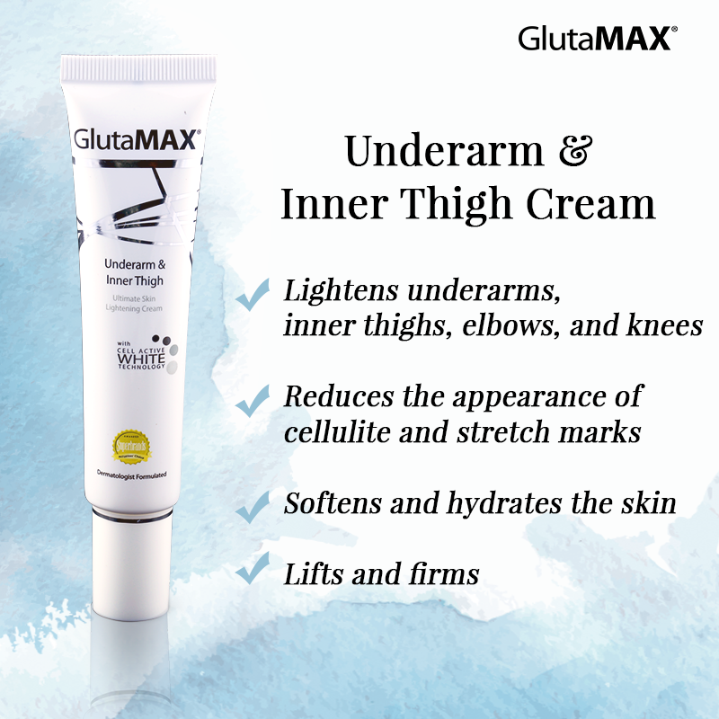 GlutaMAX Underarm and Inner Thigh Ultimate Skin Lightening Cream - 30gm