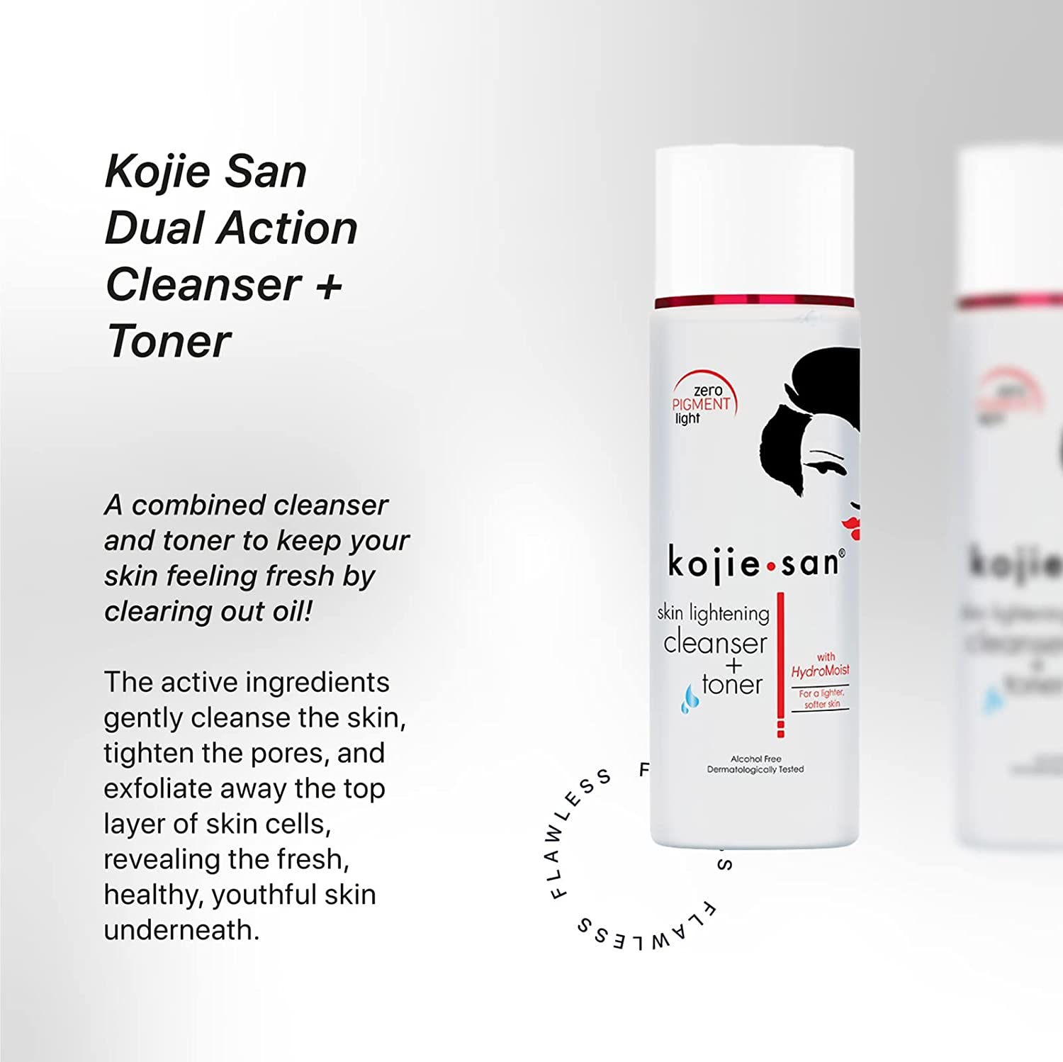 Kojie San Dual Action Cleanser + Toner - Élimine l'excès de sébum