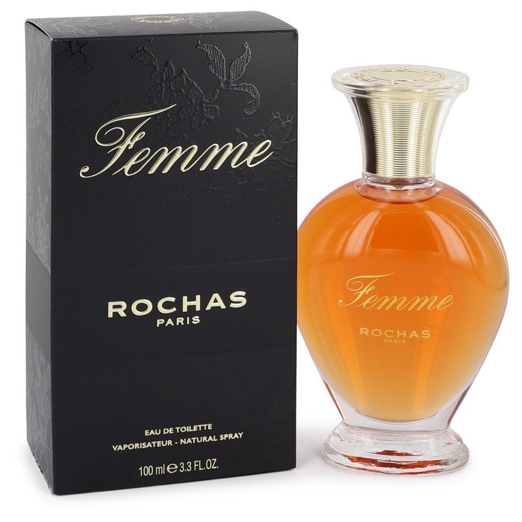 Femme Rochas Women's Eau de Toilette Spray 3.4 oz (100mL)