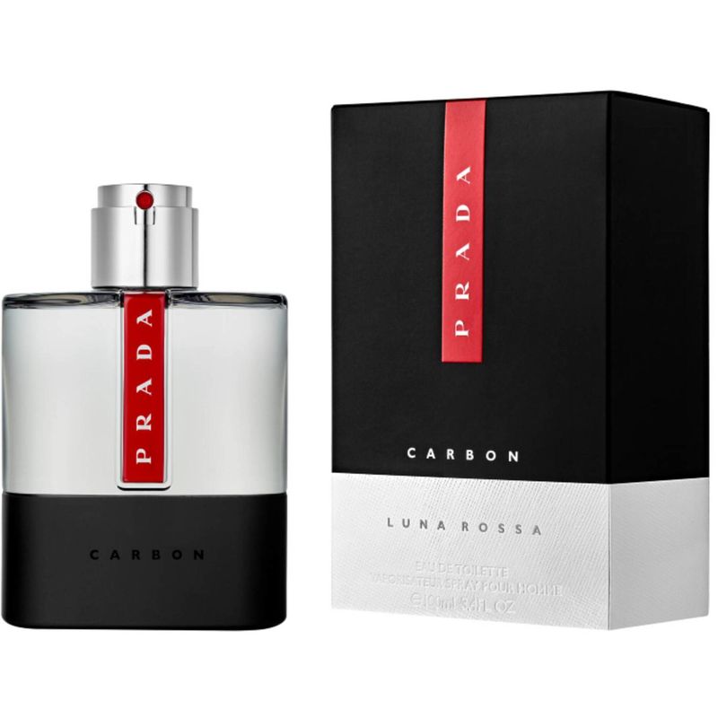 Prada Luna Rossa Carbon Men's Eau de Toilette Spray 3.4 oz (100mL)