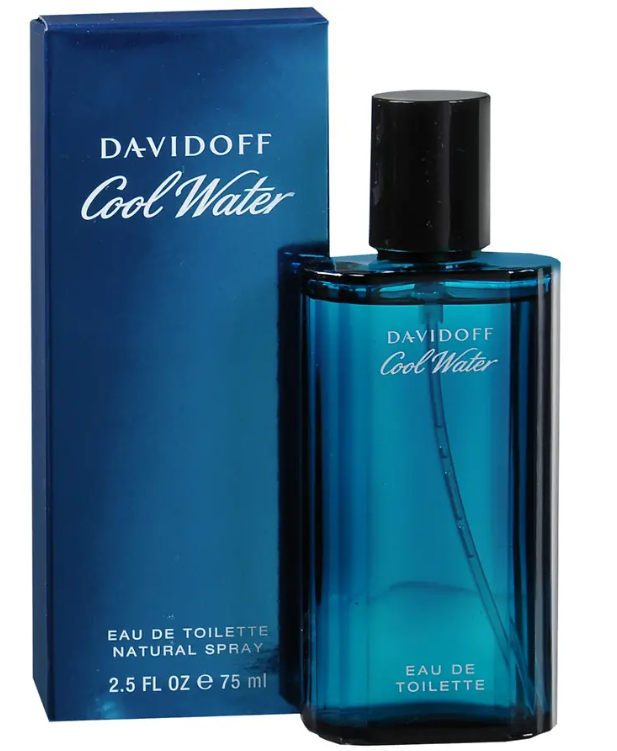 Cool Water by Davidoff Fragrance for Men Eau de Toilette Spray 2.5 oz (75mL)