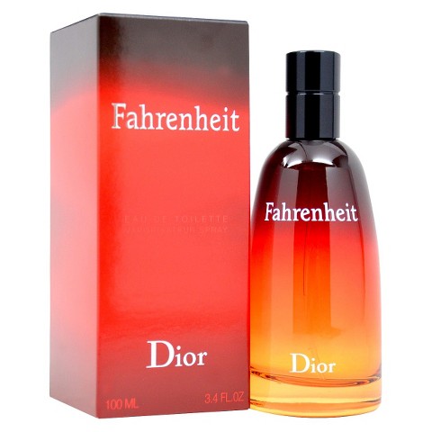 Fahrenheit by Christian Dior Fragrance for Men Eau de Toilette Spray 3.4 oz (100mL)