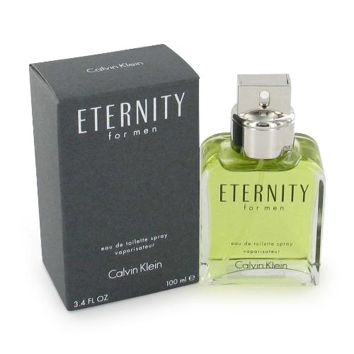 Eternity by Calvin Klein Fragrance for Men Eau de Toilette Spray 3.4 oz (100mL)